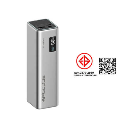 แบตเตอรี่สำรอง CUKTECH PB200 20000 mAh สีเทา จ่ายไฟรวมสูงสุด 85W_11